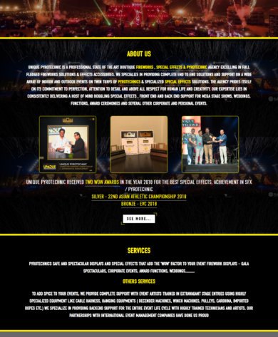 Unique Pyro Technique